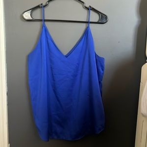 Blue Tank Top Blouse